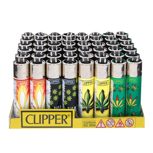 Clipper Reusable - Assorted Marijuana Leaf Designs