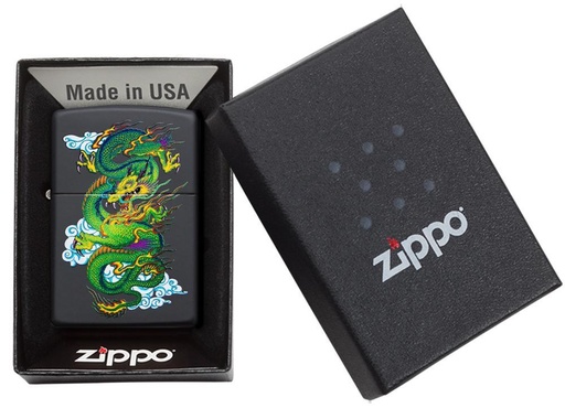 Zippo Lighter - Green Dragon