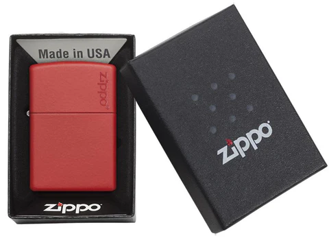 Zippo Lighter - Red Zippo Logo