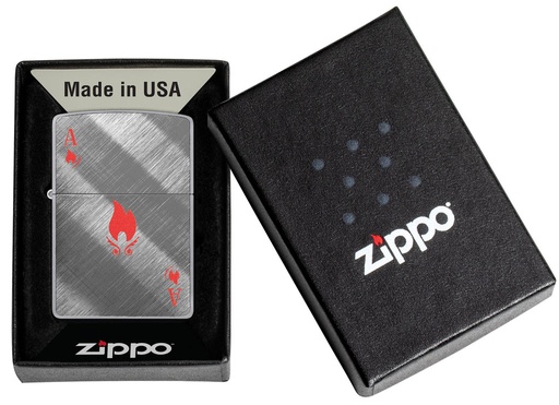 Zippo Lighter - Zippo Red Ace Design