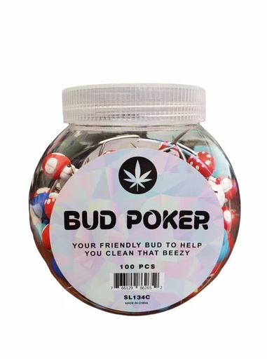 Bud Pokers - Assorted designs - 100 Pc