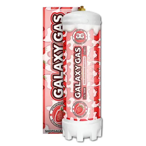 Galaxy Gas - Strawberry Cream Flavor - 2.2L Tank