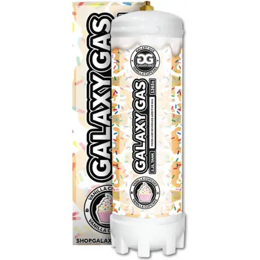 Galaxy Gas - Vanilla Cupcake Flavor - 2.2L Tank