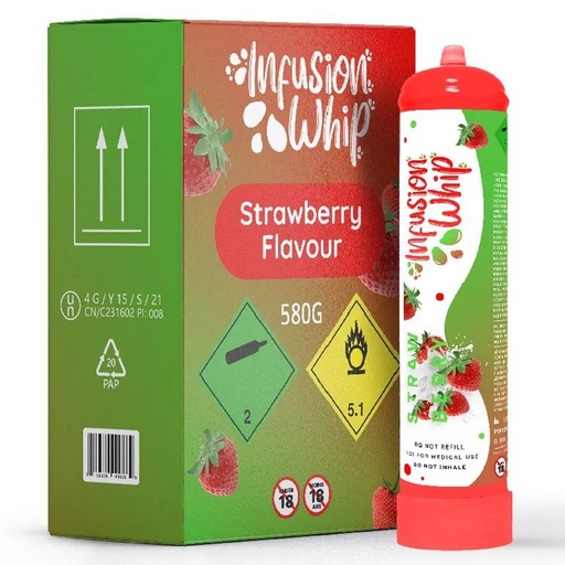 Infusion Whip - Strawberry Flavor - 580g