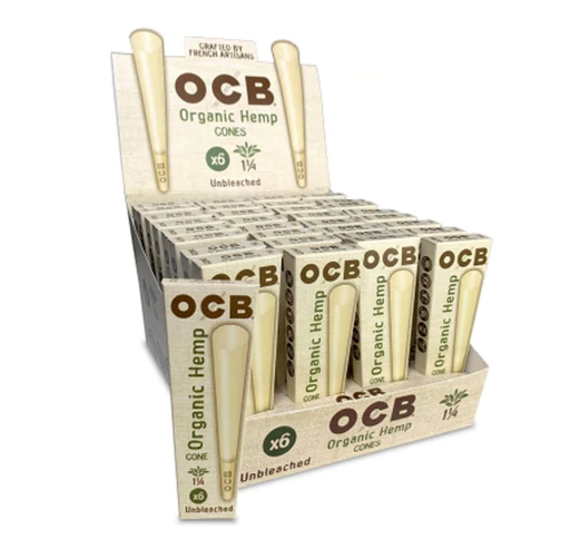 OCB - Organic Hemp Cone - 1¼ Size - 32 x 6