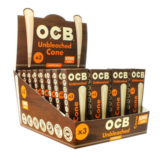 OCB - Unbleached Cone - King Size - 32 x 3