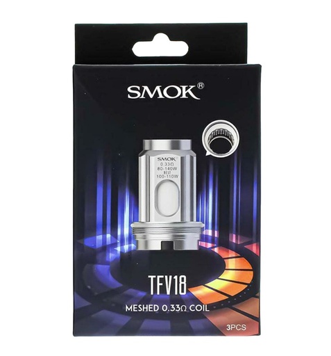 SMOK - TFV18 - Meshed 0.33Ω Coil