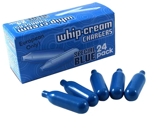 Special Blue - 24 Whip Cream Chargers - 25 Ct Box