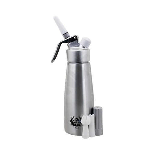 Special Blue - Suede Series - Silver 1/2 Liter Multi-Purpose Cream Dispenser