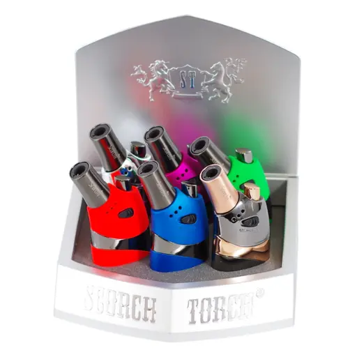 Scorch Torch - Easy Grip - W/Hold Button - 6 CT