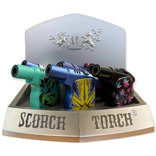 Scorch Torch - Gun Style Torch - Assorted Leaf Designs - 9 CT