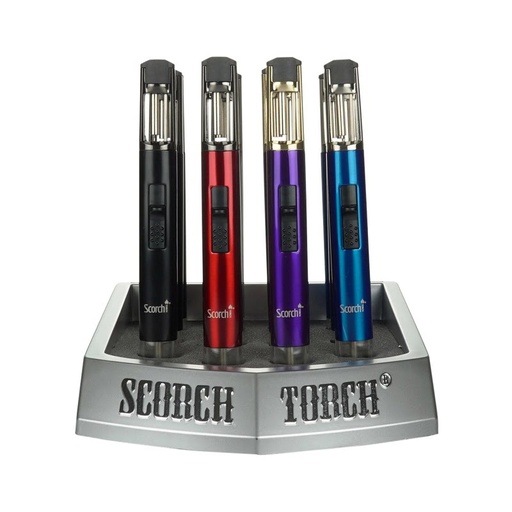 Scorch Torch - Slim Pencil Torch w/See-Thru Butane Tank - 7" - 12 CT
