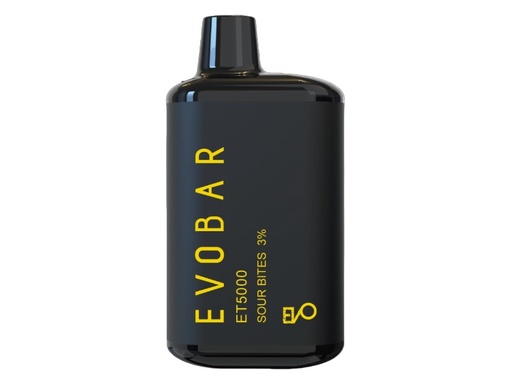 Evo Bar - ET5000 Black - Sour Bites - 3%