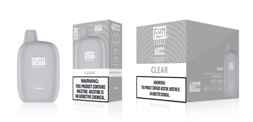 Flum - Pebble - 6000 - Clear (Unflavored) 