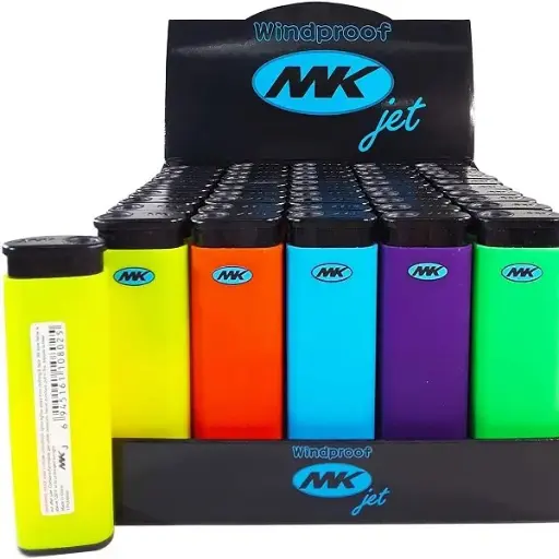 MK - Jet Hue - Pocket Lighter - Assorted Colors - 50PCS