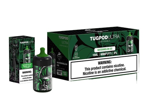 Tugpod Ultra - Watermelon Ice - 6000 Puffs