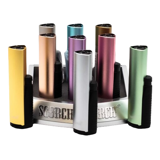 Slim Torch - 9 Ct - Satin Finish Two-Tone Assorted Colors