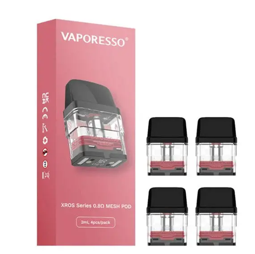 Vaporesso - XROS Series - 0.8Ω Mesh Pod (2ml, 4pcs)