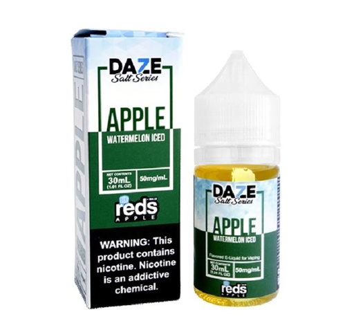 Daze - Salt Series - Apple - Watermelon Iced - 30mL/50mg 