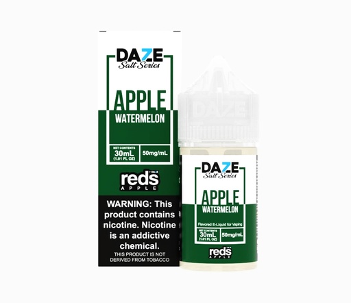 Daze - Salt Series - Apple - Watermelon - 30mL/50mg 