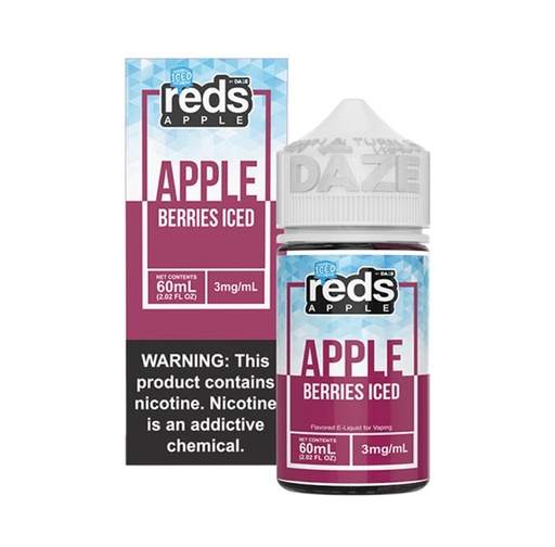 Daze - Apple - Berries Iced - 60mL/3mg