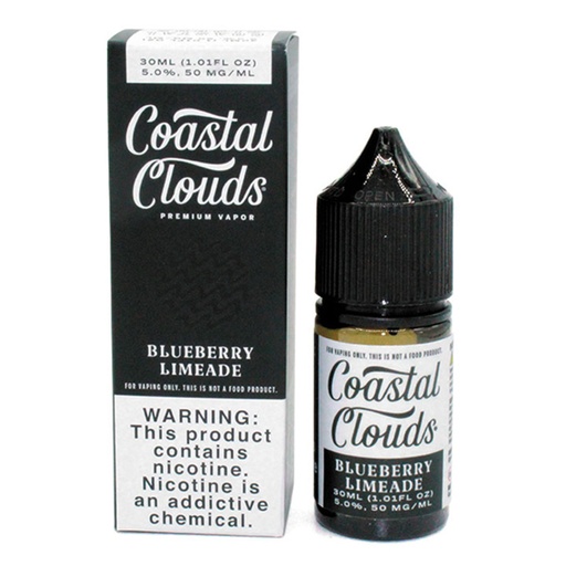 Coastal Clouds - Blueberry Limeade - 30ml/50mg