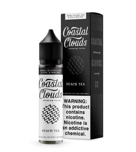 Coastal Clouds - Peach Tea - 60ml/6mg