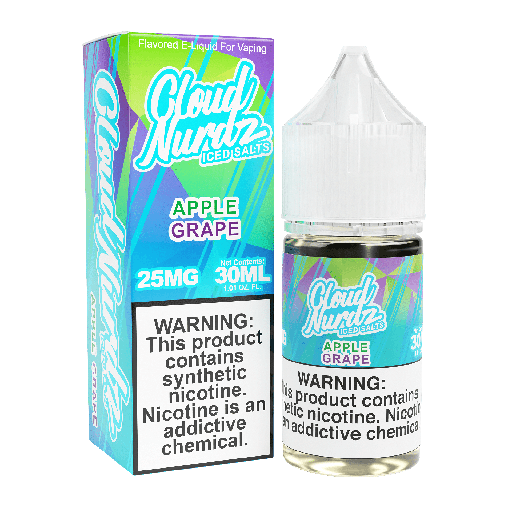 Cloud Nurdz - Iced Salts - Iced Apple Grape - 50mg/30ml