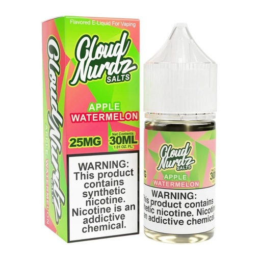 Cloud Nurdz - Apple Watermelon - 50mg/30ml