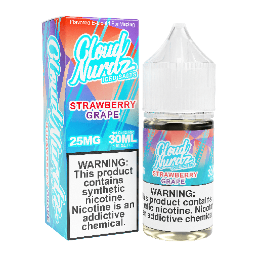 Cloud Nurdz - Iced Salts - Iced Strawberry Grape - 50mg/30ml