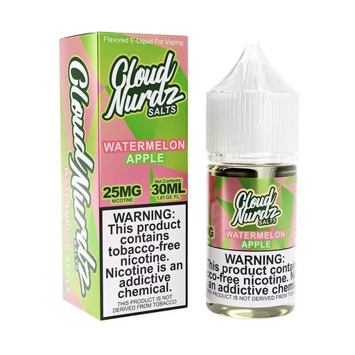 Cloud Nurdz - Salts - Apple Watermelon - 25mg/30ml