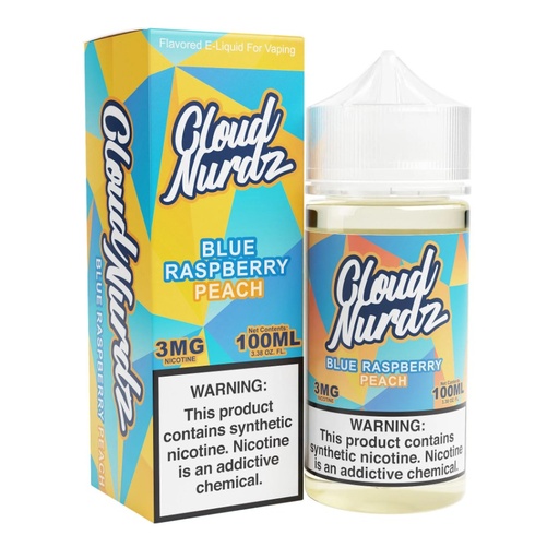 Cloud Nurdz - Blue Raspberry Peach - 3mg/100ml