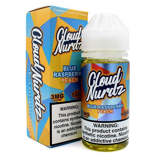 Cloud Nurdz - Blue Raspberry Peach - 6mg/100ml