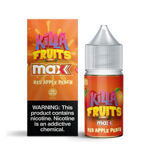 Killa Fruits - Salt - Max - Red Apple Peach - 30mg/30ml