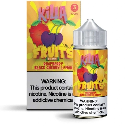 Killa Fruits - E-Liquid - Raspberry Black Cherry Lemon - 3mg/100ml