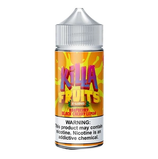 Killa Fruits - E-Liquid - Raspberry Black Cherry Lemon - 6mg/100ml