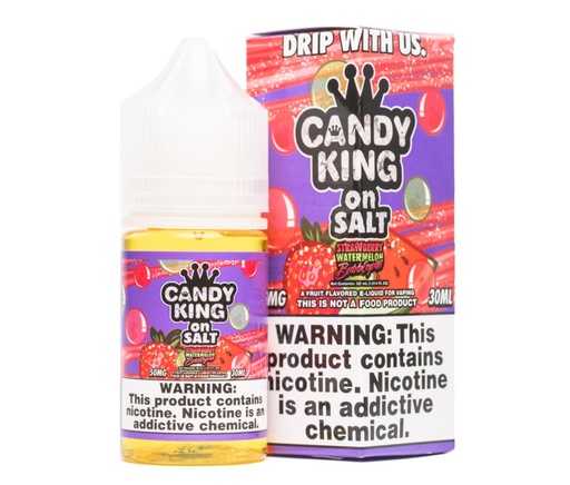 Candy King on Salt - Strawberry Watermelon Bubblegum - 50mg/30ml