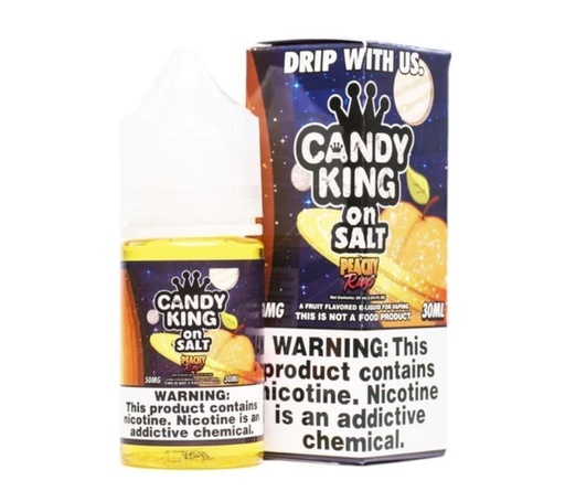 Candy King on Salt - Peachy Rings - 50mg/30ml