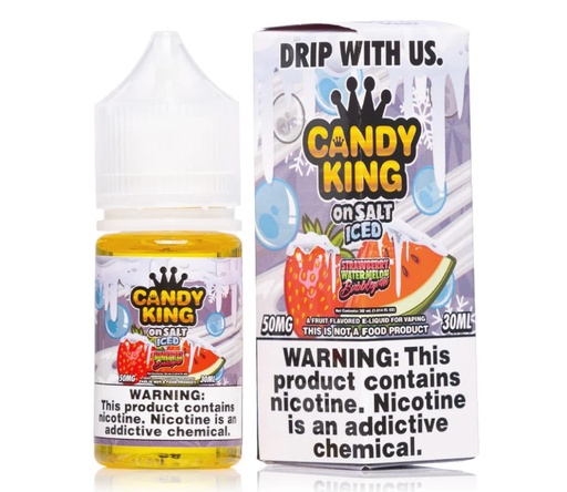 Candy King on Salt Iced - Strawberry Watermelon Bubblegum - 50mg/30ml