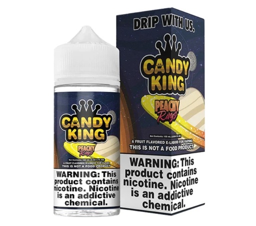 Candy King - E-Liquid - Peachy Rings - 0mg/100ml