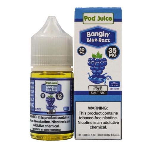 Pod Juice - Bangin' Blue Razz - 35mg/30ml