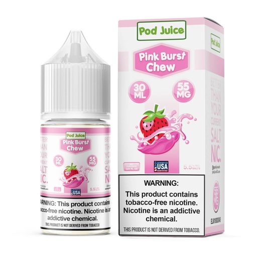 Pod Juice - Pink Burst Chew - 55mg/30ml