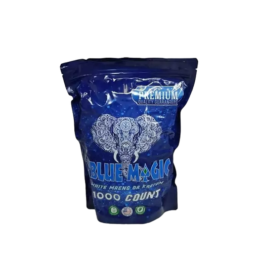  Blue Magic Kratom - White Maeng Da - 1000 Count 