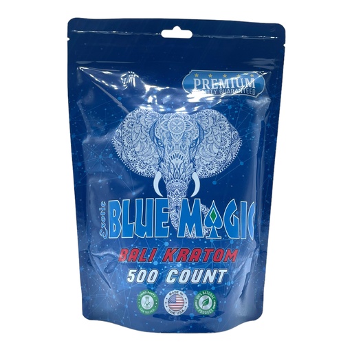 Blue Magic Kratom - Bali - 1000 Count 