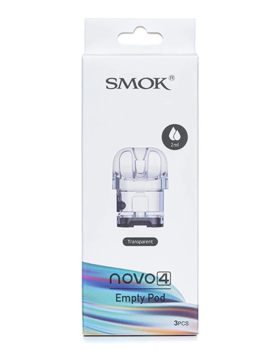 SMOK - Novo 4 - Empty Pod - Transparent Black 