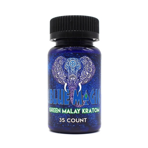 Blue Magic Kratom - Green Malay - 35 Count