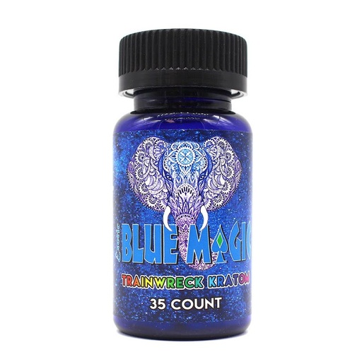 Blue Magic Kratom - Trainwreck - 35 Count