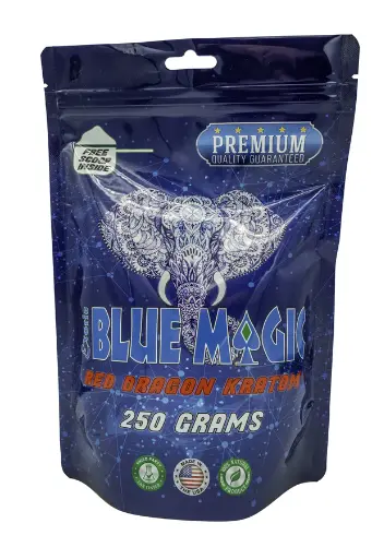 Blue Magic - Kratom Powder - Red Vein - 250 Grams