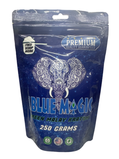 Blue Magic - Kratom Powder - Green Malay - 250 Grams