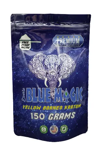 Blue Magic - Kratom Powder - Yellow Borneo - 150 Grams